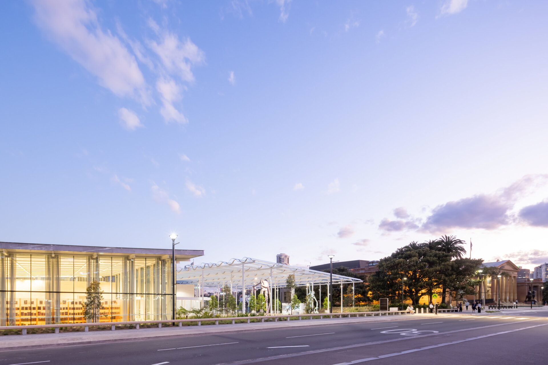 Exterior view of the Art Gallery of New South