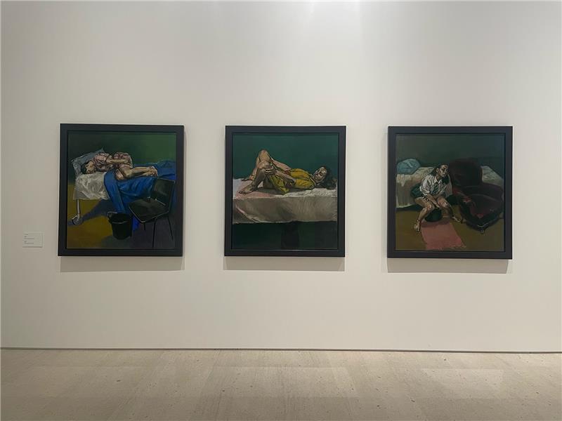Installation view of Between Your Teeth, a 2025 exhibition at Centro de Arte Moderna Gulbenkian.