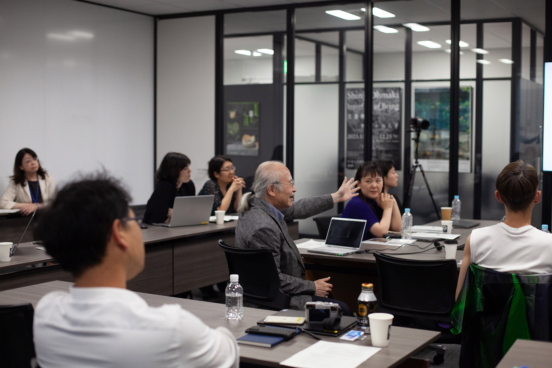 Yasuda sharing experiences of collaboration